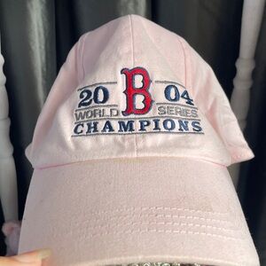 Pink 2004 World Series Champions Hat Boston Red Sox baseball cap
